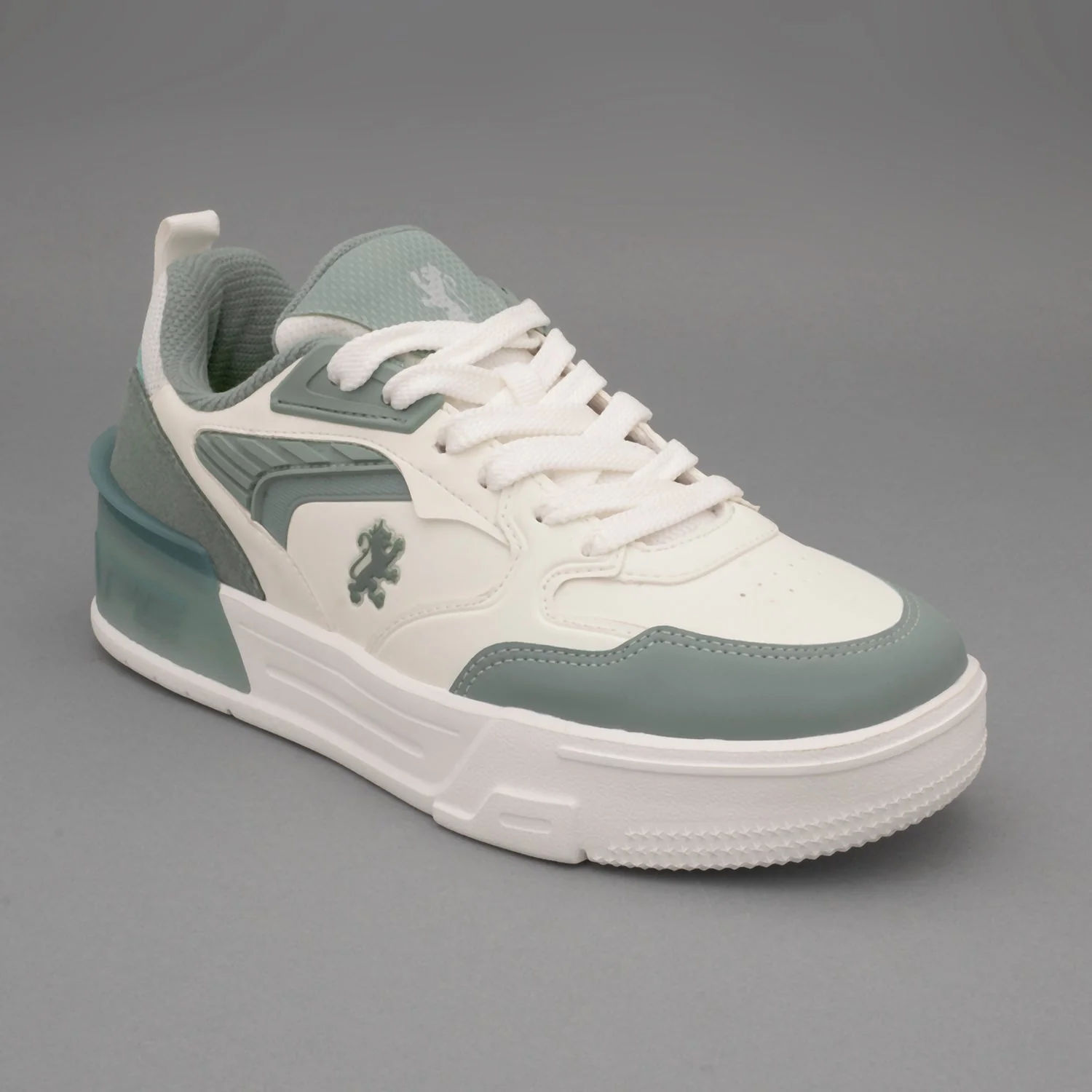 Teal and White Sneakers for Women - Image 6