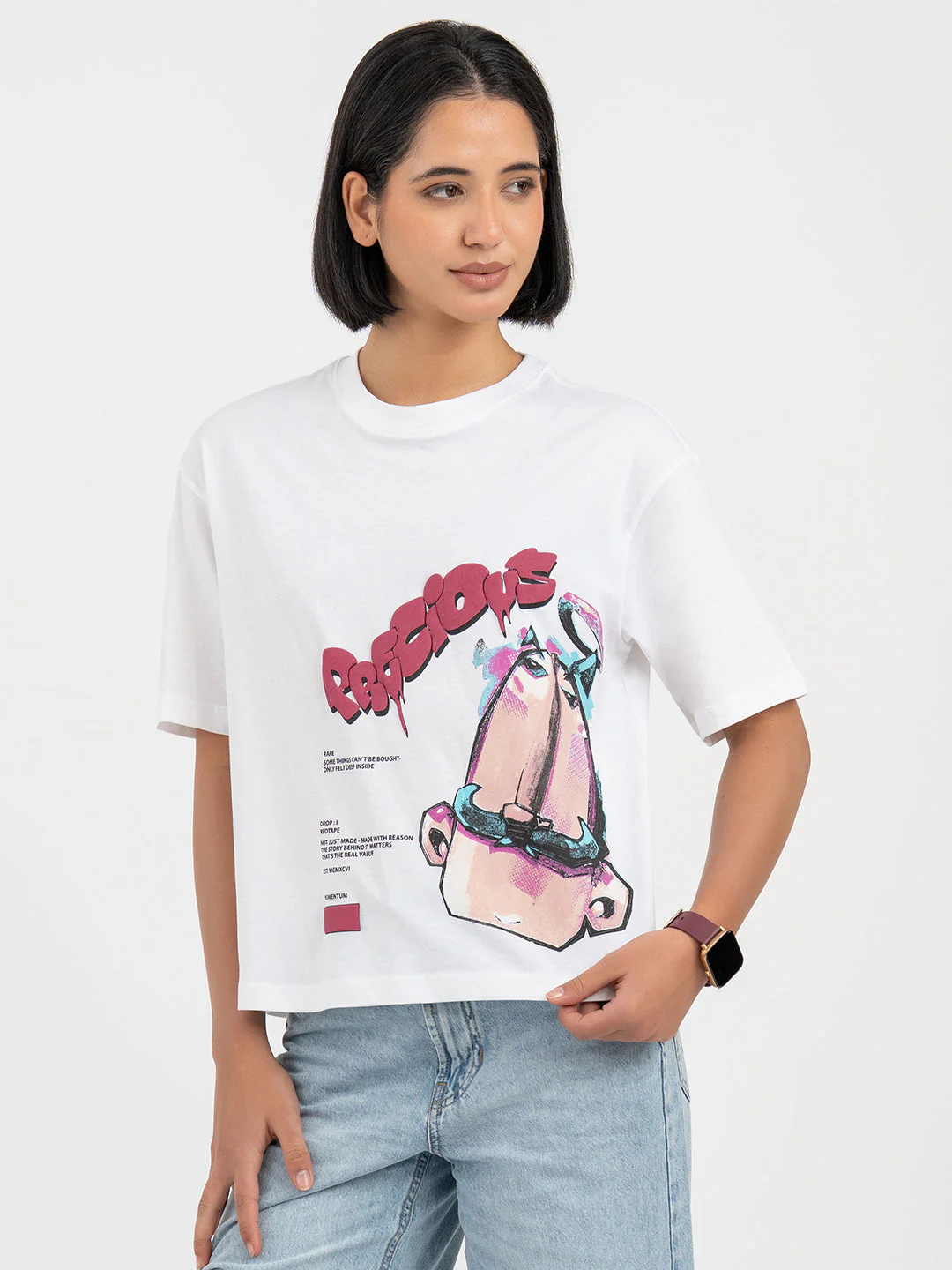 White T-Shirt for Women