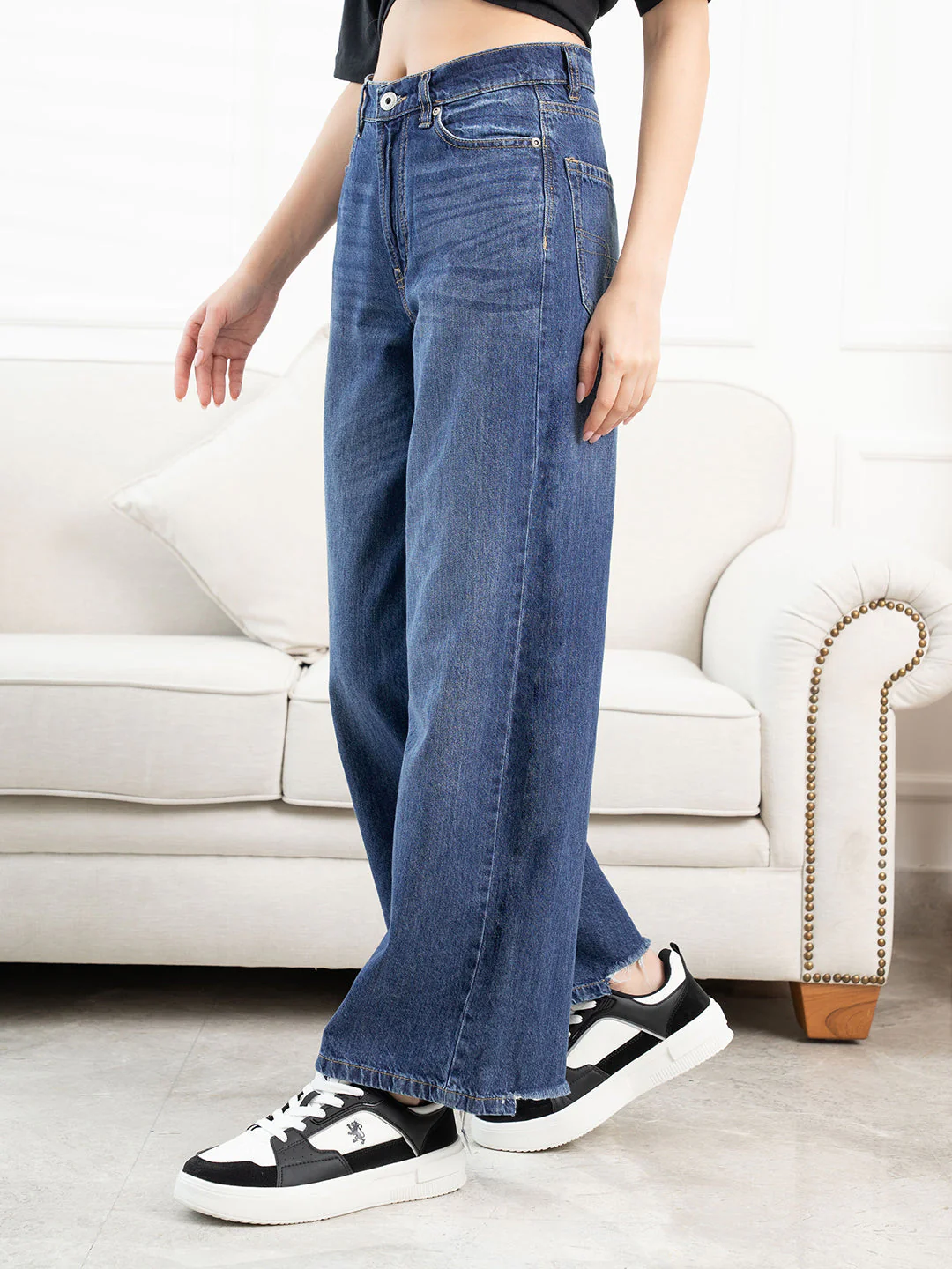 Women’s Denim Blue Jeans` - Image 2