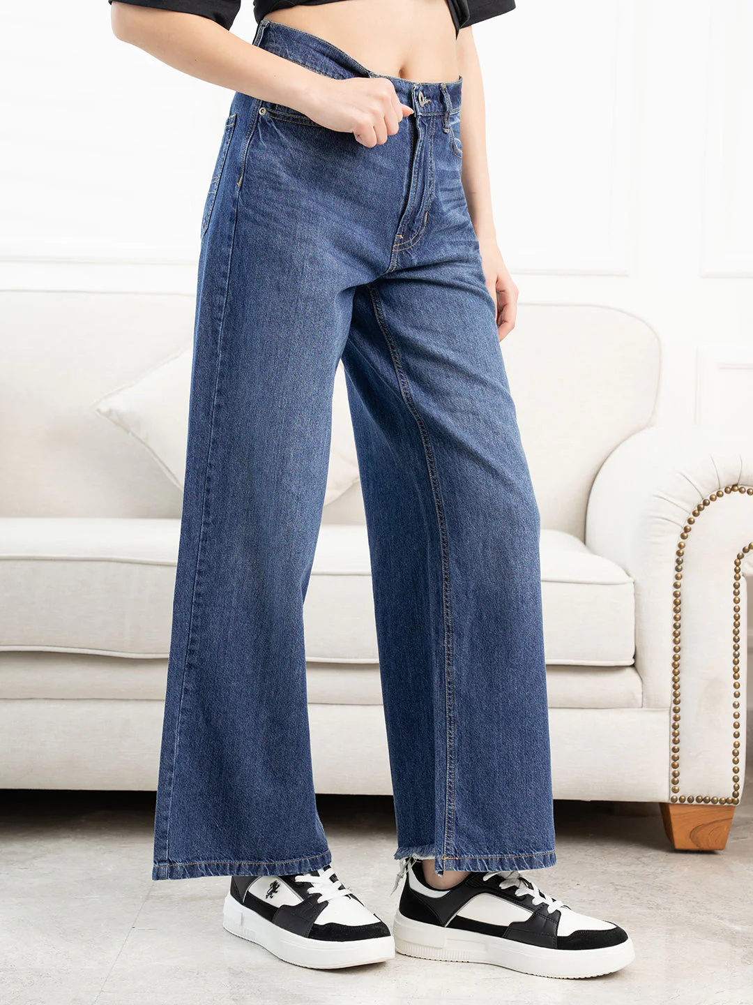 Women’s Denim Blue Jeans` - Image 3