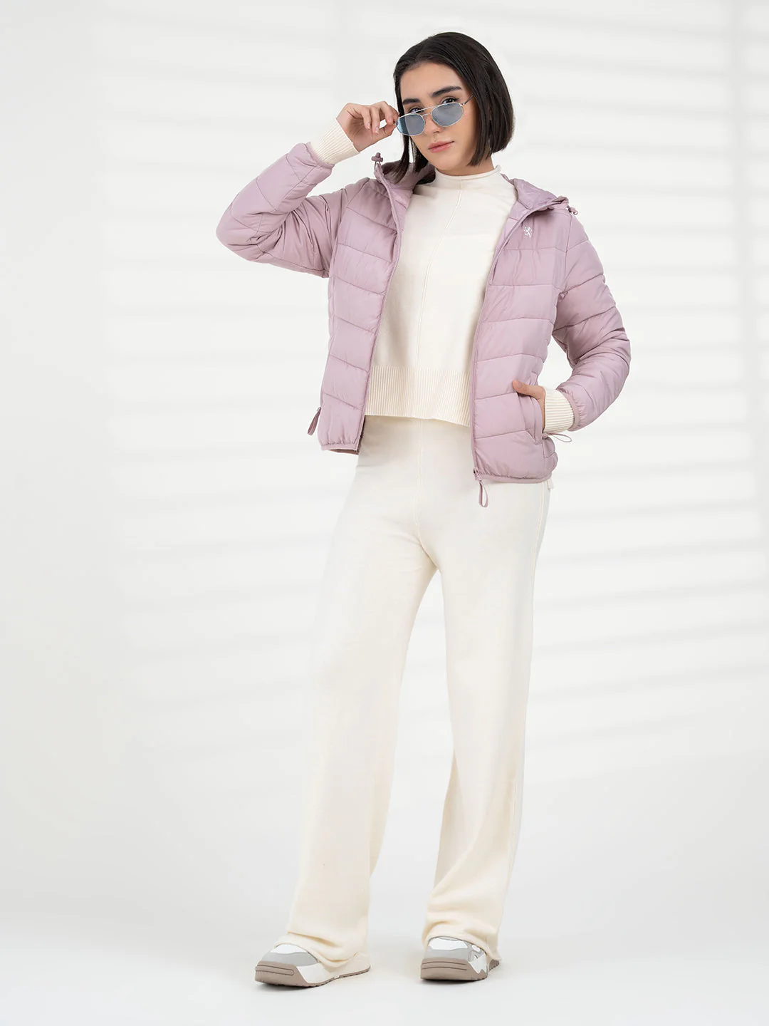Women Dusty Pink Heatseal Jacket | Everyday Functional Wear