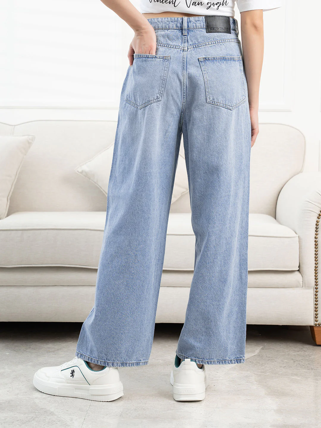 Women’s Ice Blue Jeans - Image 4