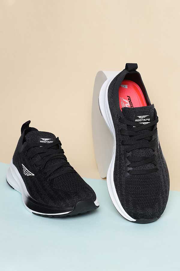Women's Black Walking Shoes