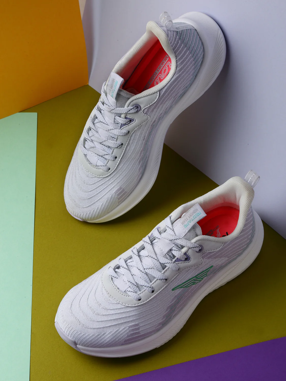 Women White Walking Shoes
