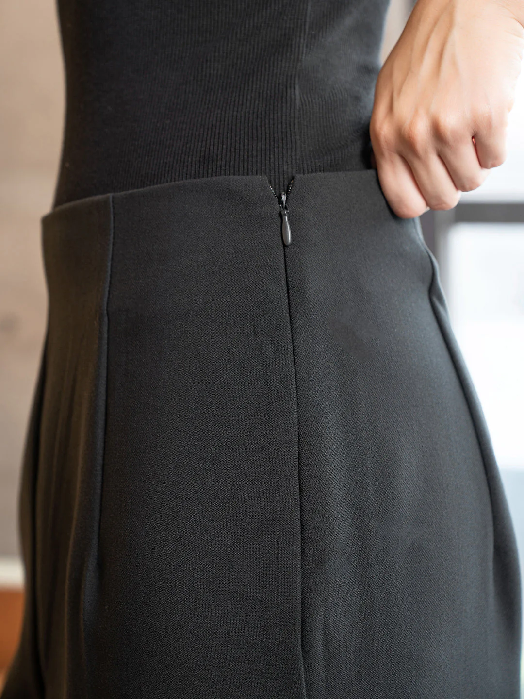 Womens High Waist Wide Leg Trouser - Image 12