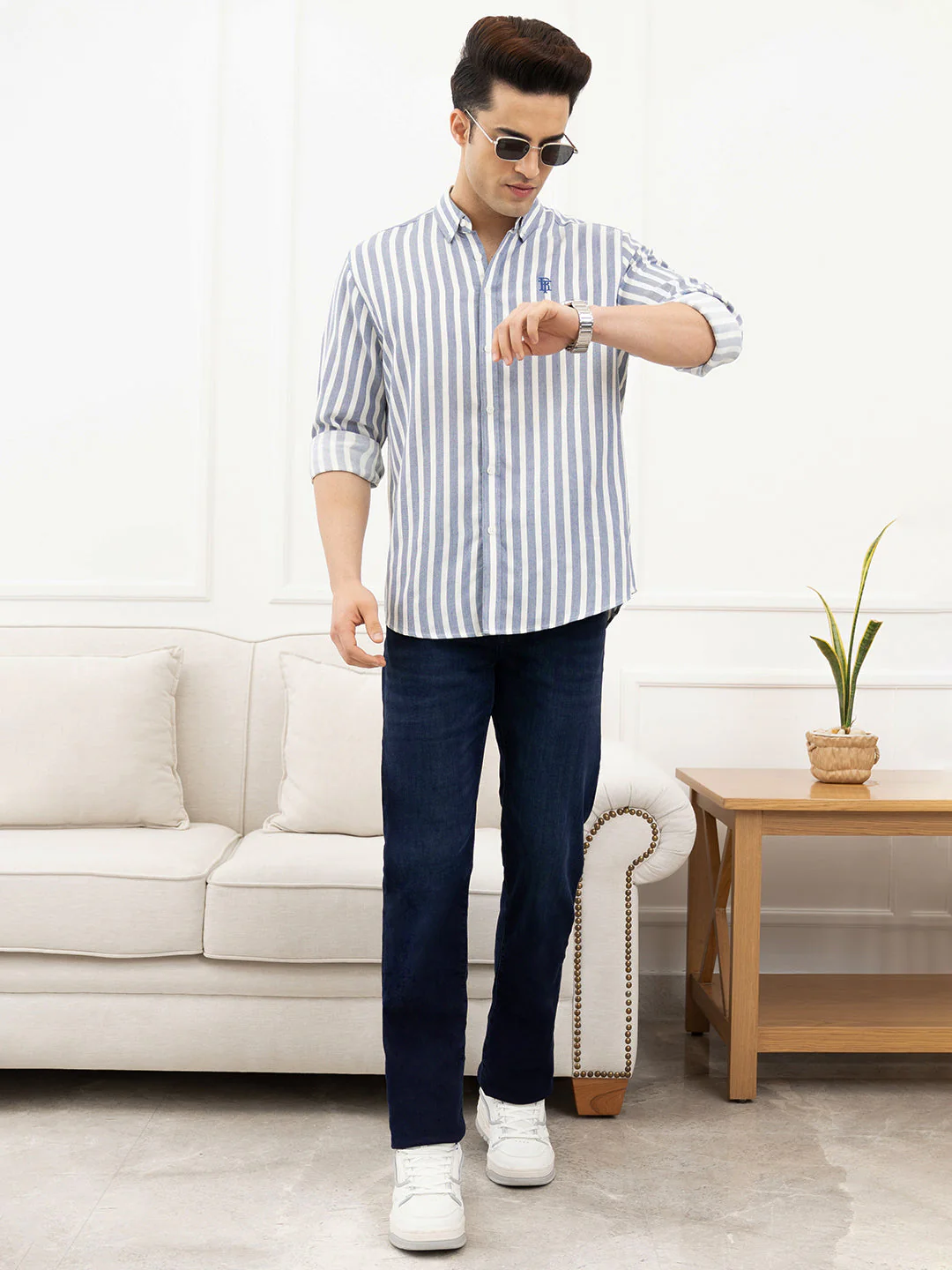 Denim Blue Shirt for Men