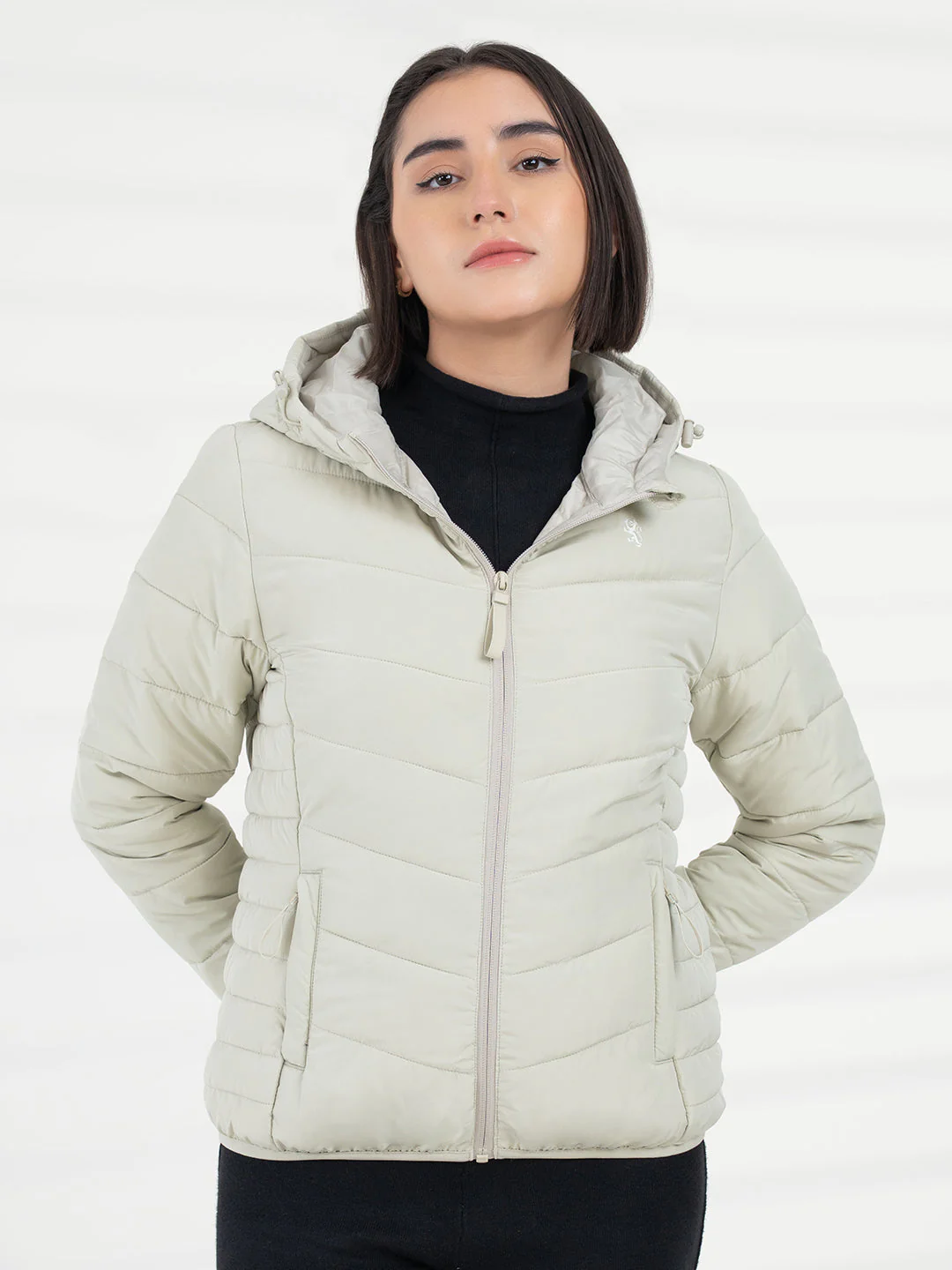 Women Pastel Green Heatseal Jacket | Everyday Functional Wear - Image 2