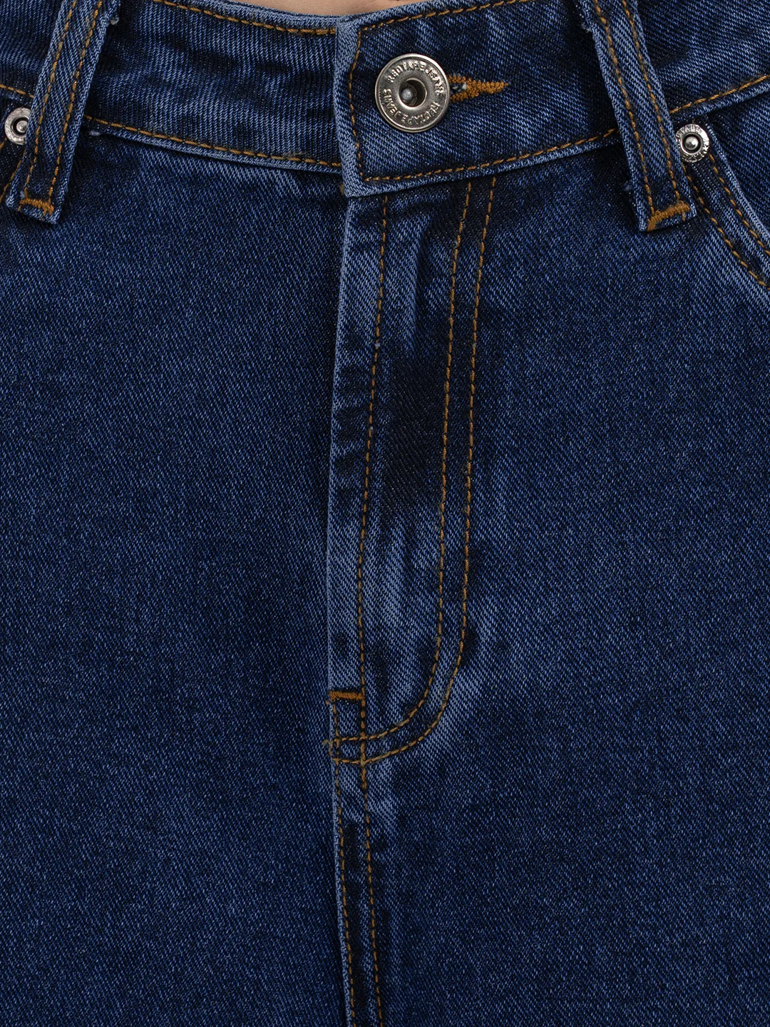 Women’s Mid Blue Baggy Jeans - Image 6