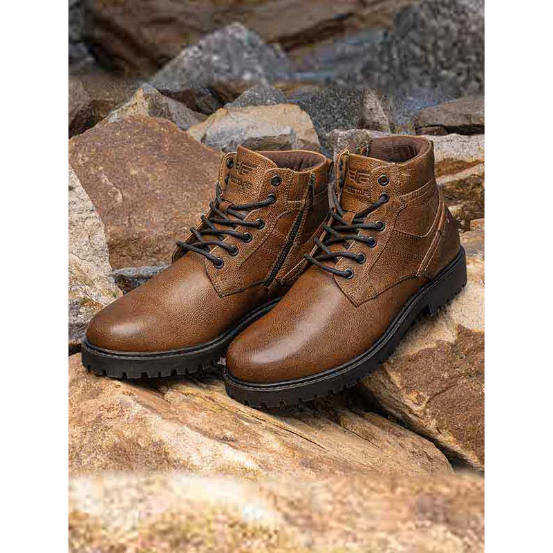 Ankle Length Boots for Men | Soft Cushioned Insole, Slip-ResisTance, Dynamic Feet Support, Arch Support & Shock Absorption
