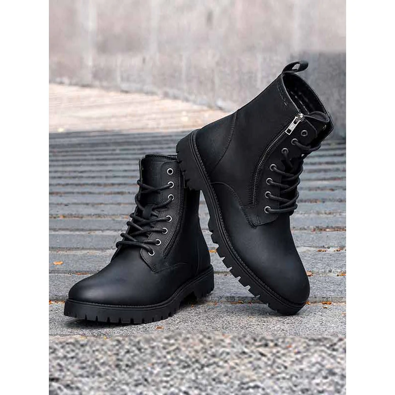 Ankle Length Boots for Men | Soft Cushioned Insole, Slip-ResisTance, Dynamic Feet Support, Arch Support & Shock Absorption
