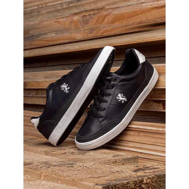 Black and White Sneaker Casual Shoes For Men | Soft Cushion Insole, Slip-ResisTance, Dynamic Feet Support, Arch Support & Perfect For Casual Wear