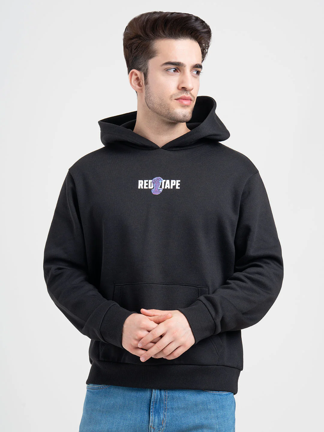 Black Hoodies for Men | Graphic Hoodie with Everyday Comfort