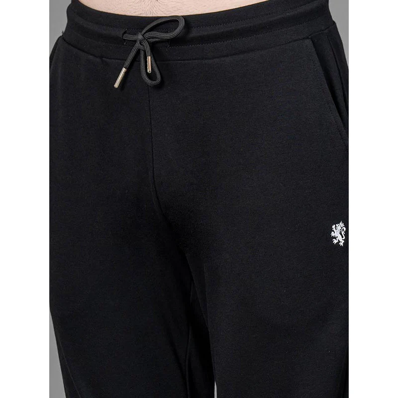 Black Solid Jogger for Men - Image 4