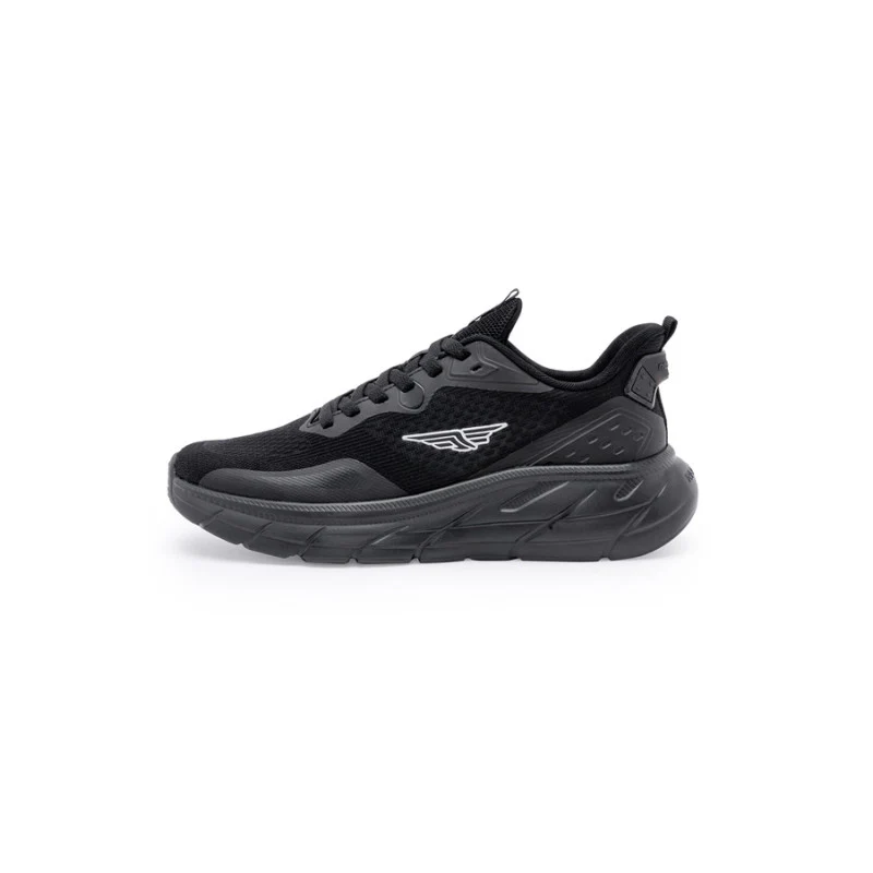 Black Sports Shoes for Men's- Lace-Up Shoes, Perfect Walking & Running Shoes for Men - Image 4