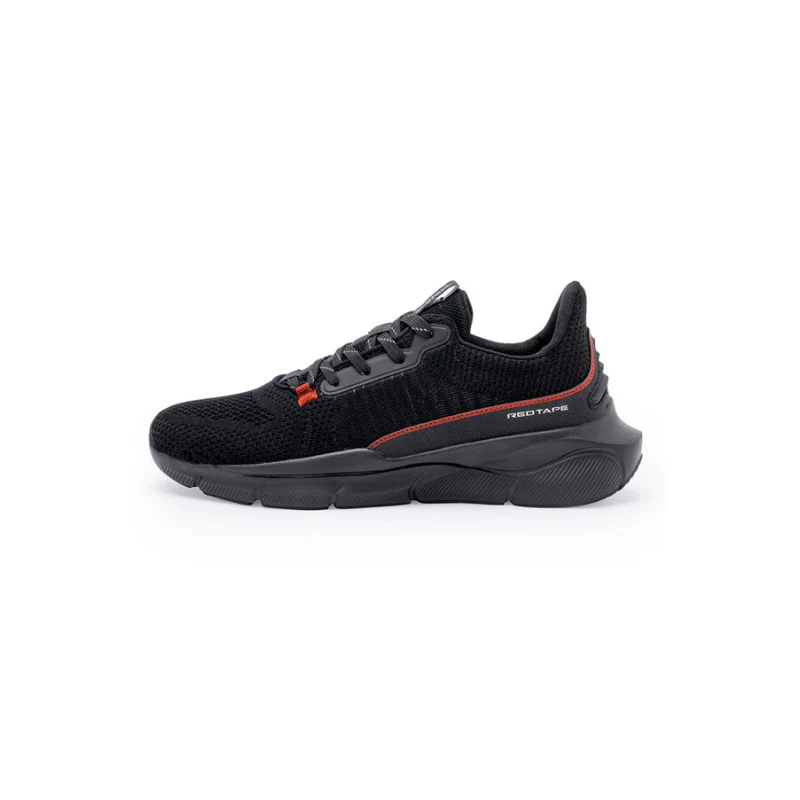 Black Sports Shoes for Men's- Lace-Up Shoes, Perfect Walking & Running Shoes for Men - Image 4
