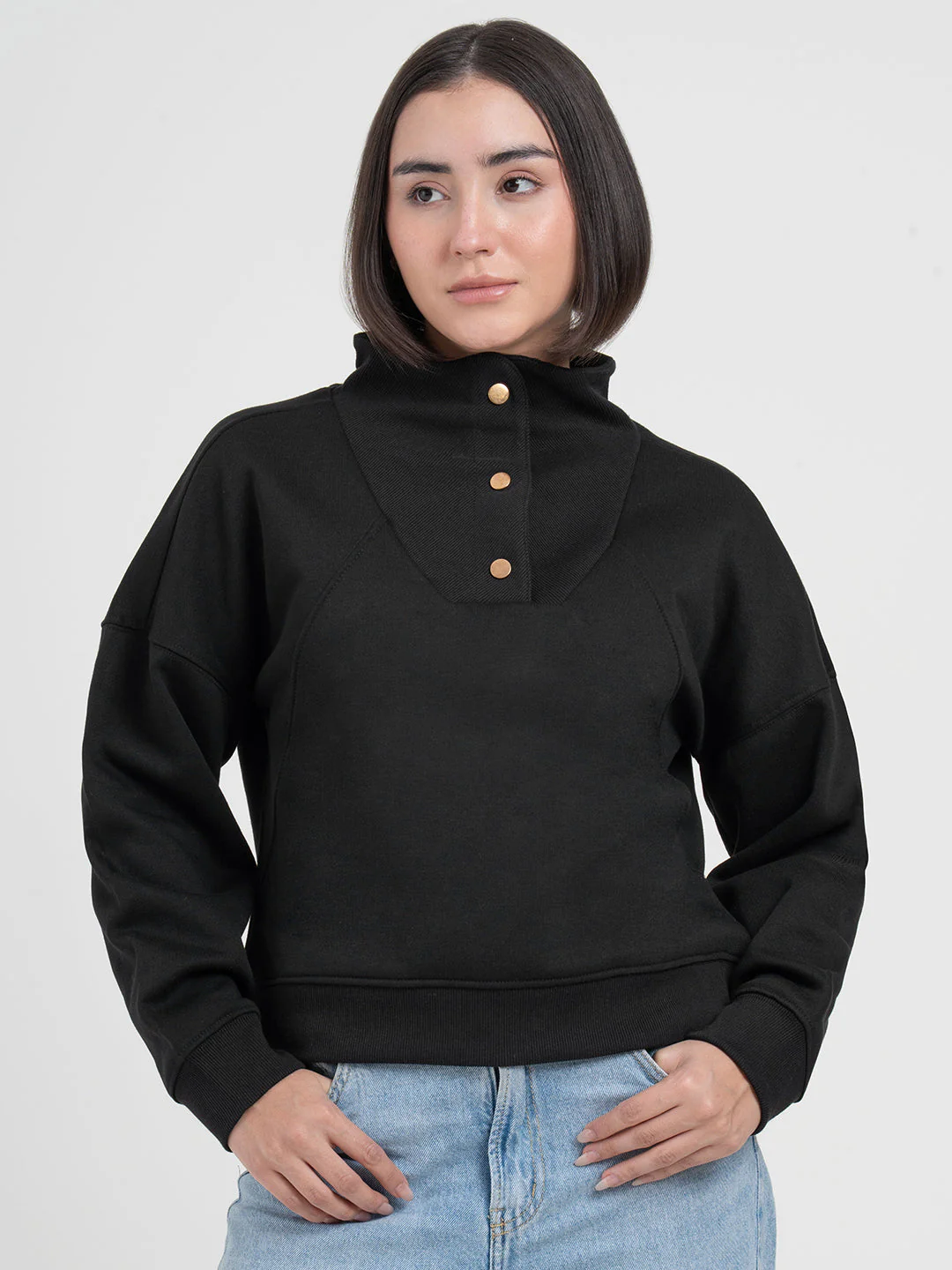 Black Sweatshirt for Women | Style for Elevated Casual Comfort - Image 8