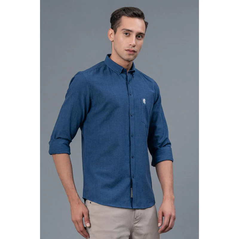 Button Down Collar Neck Men's Shirt - Image 2