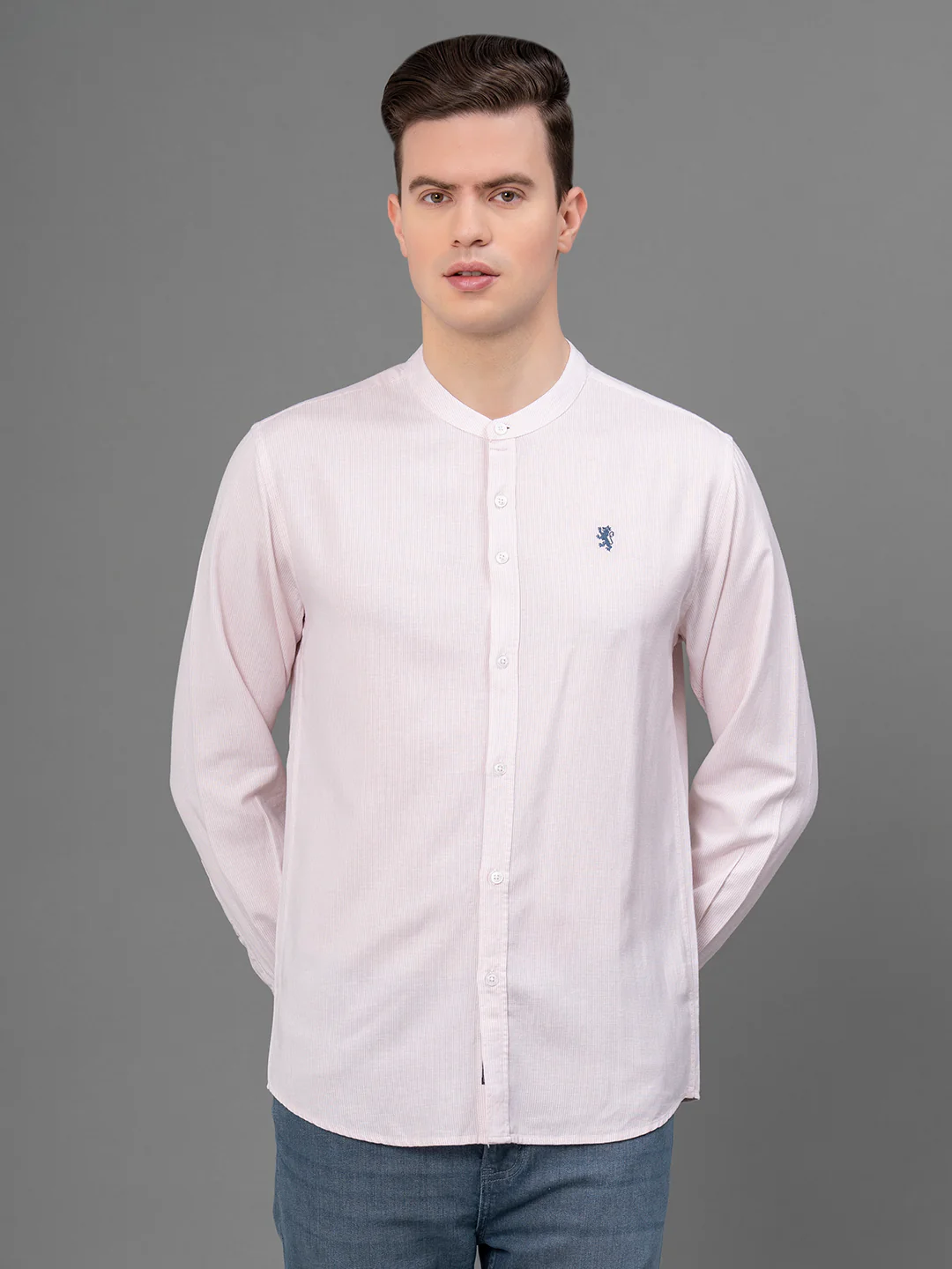 Casual Mandarin Shirt For Men