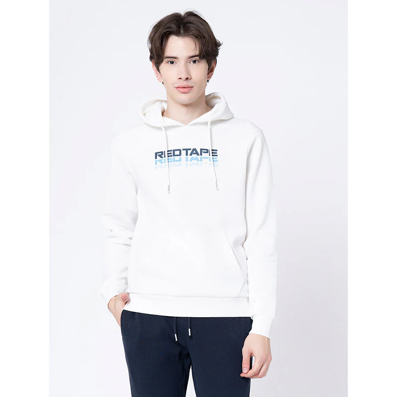 Casual Off White Hoodie For Men