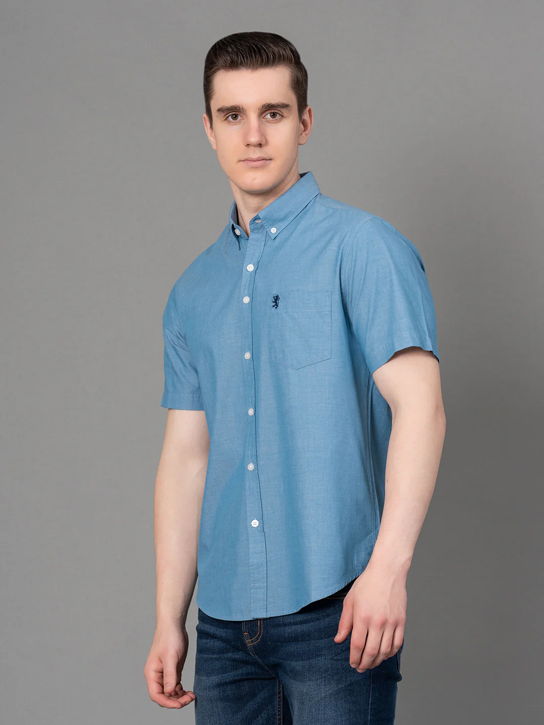 Casual Solid Shirt For Men - Image 3