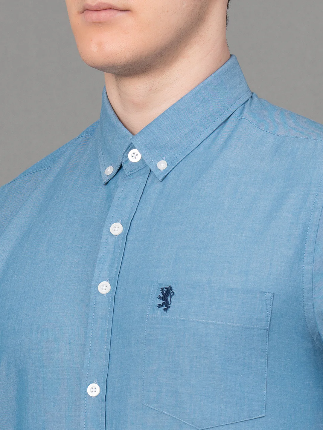 Casual Solid Shirt For Men - Image 5