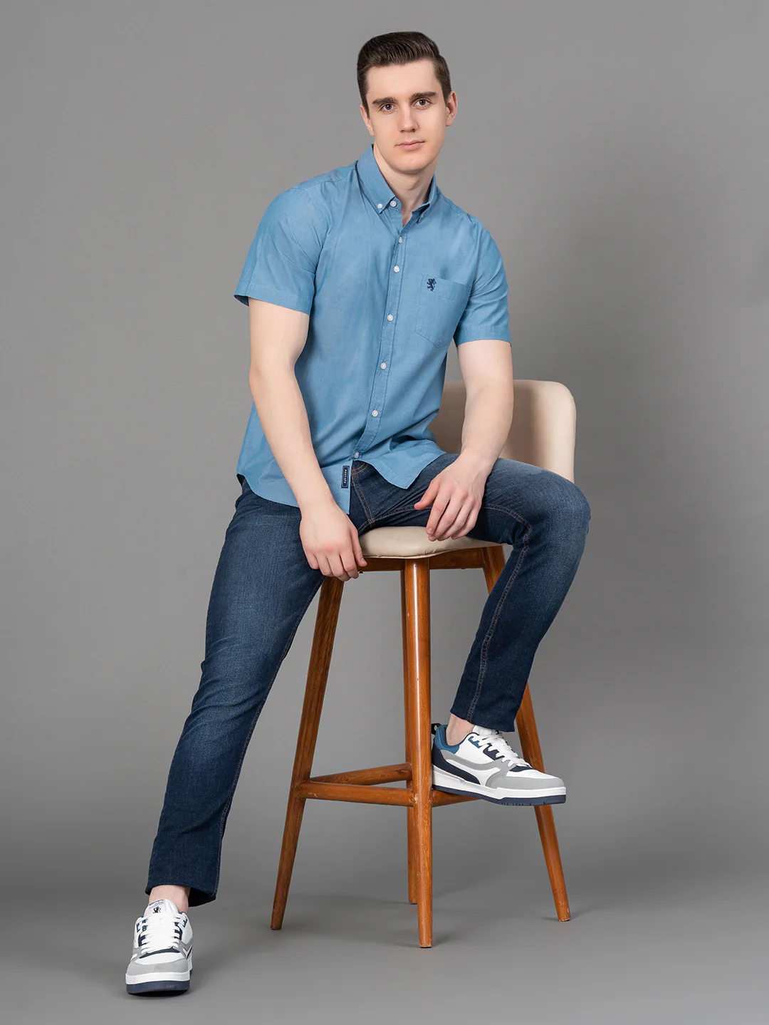 Casual Solid Shirt For Men - Image 6