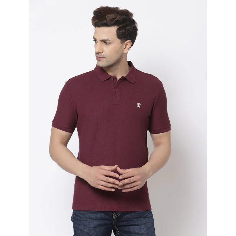 Casual Solid T-Shirt For Men