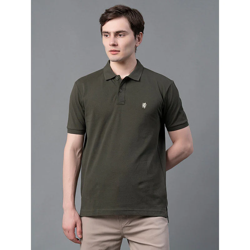 Casual Solid T-Shirt For Men