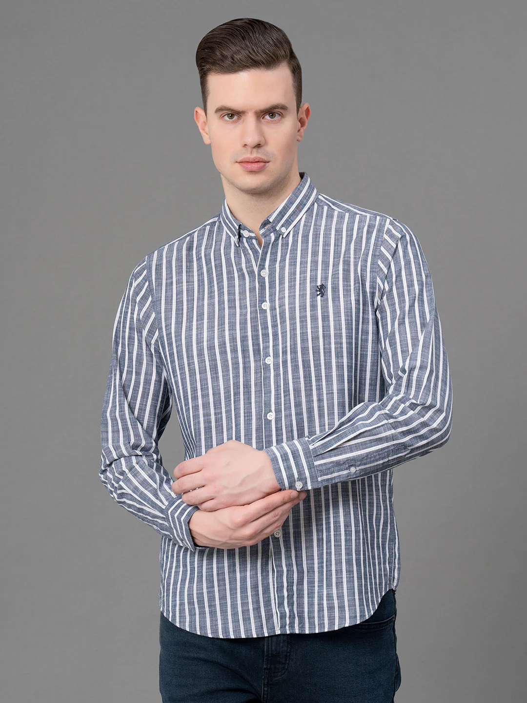 Casual Striped Shirt For Men
