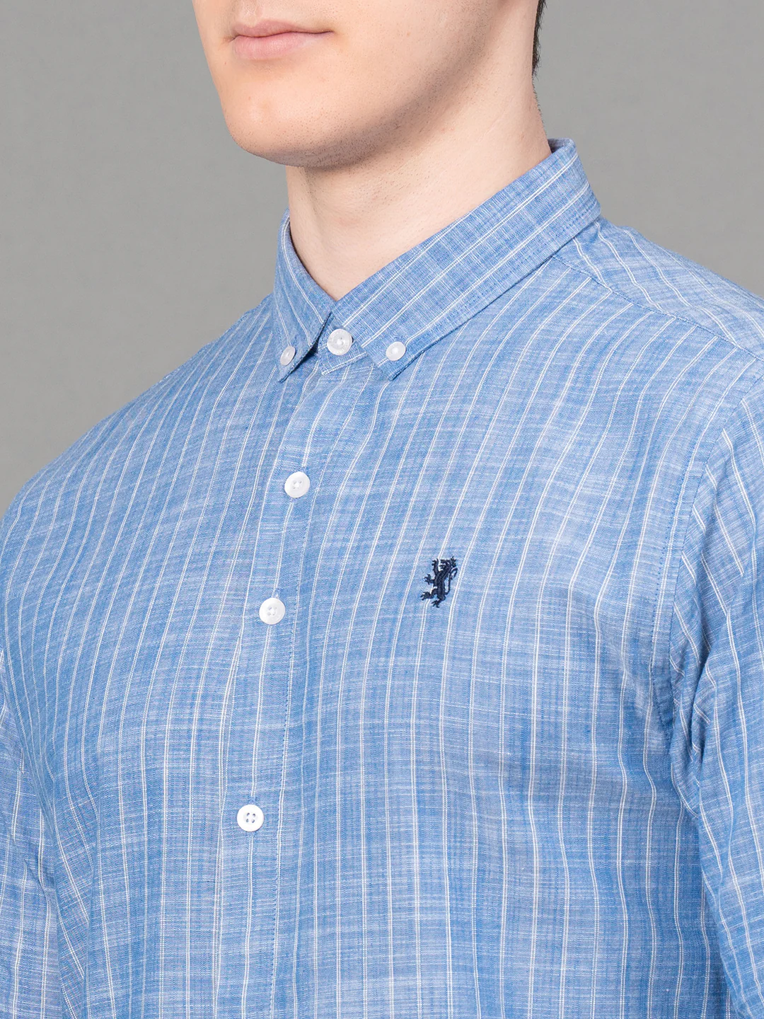 Casual Striped Shirt For Men - Image 5