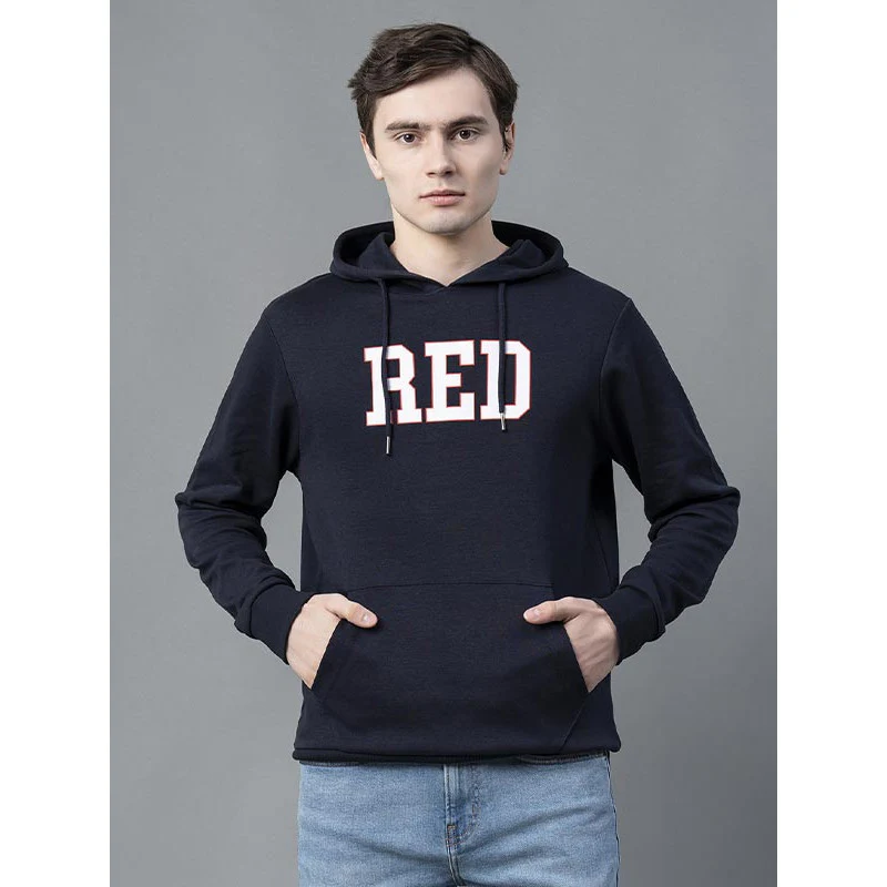 Classic Navy Casual Hoodie for Men