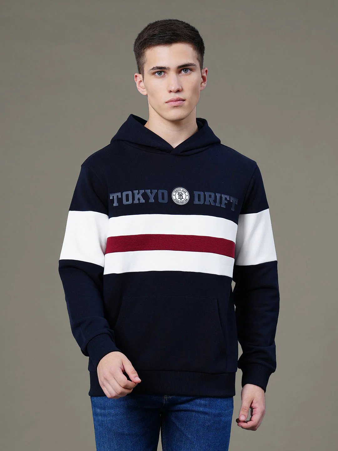 Cut & Sew Hoodie for Men