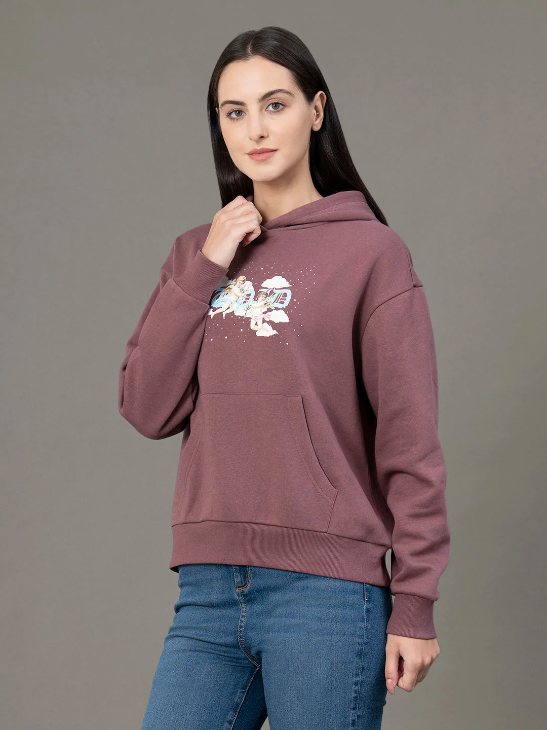 Graphic Hoodie for Women - Image 2