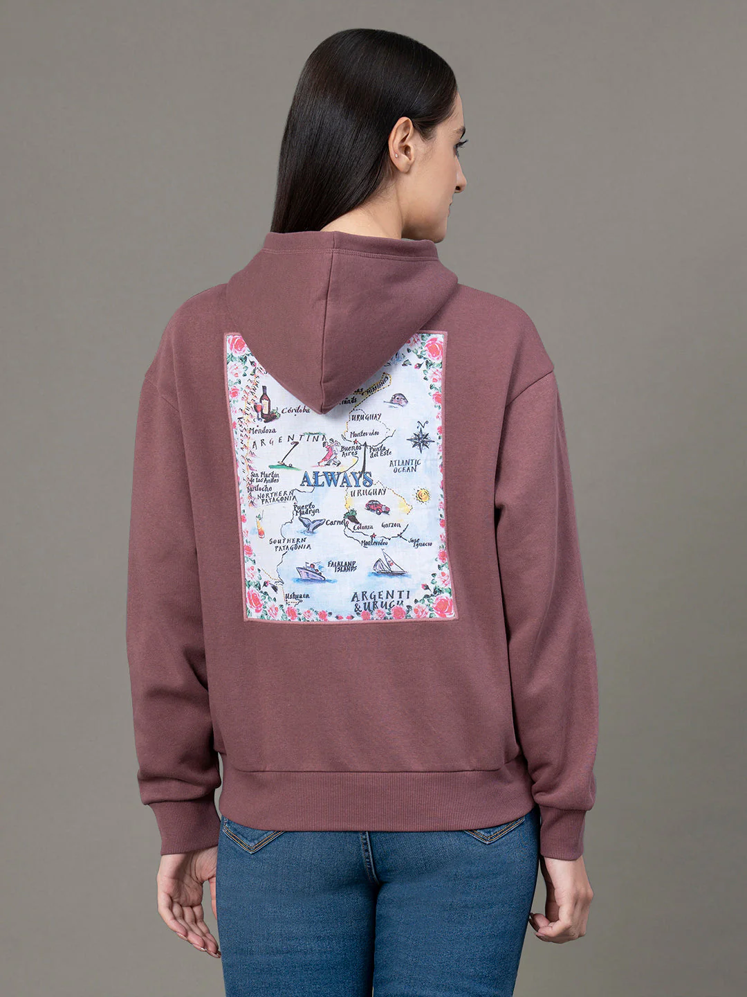 Graphic Hoodie for Women - Image 3