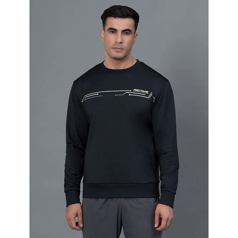 Graphic Print Athleisure Sweatshirt for Men