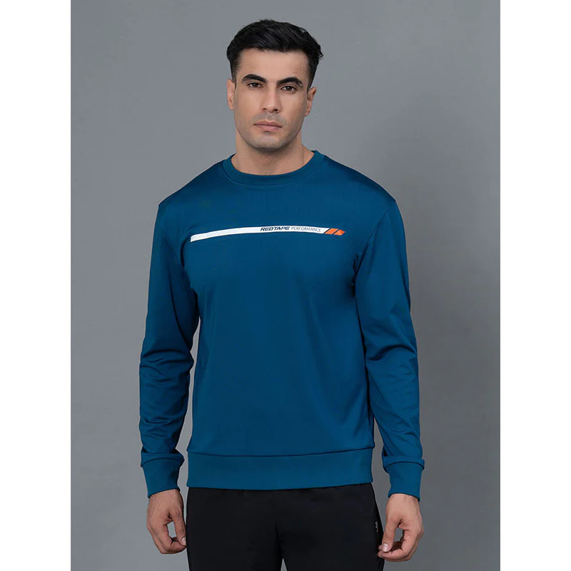 Graphic Print Athleisure Sweatshirt for Men