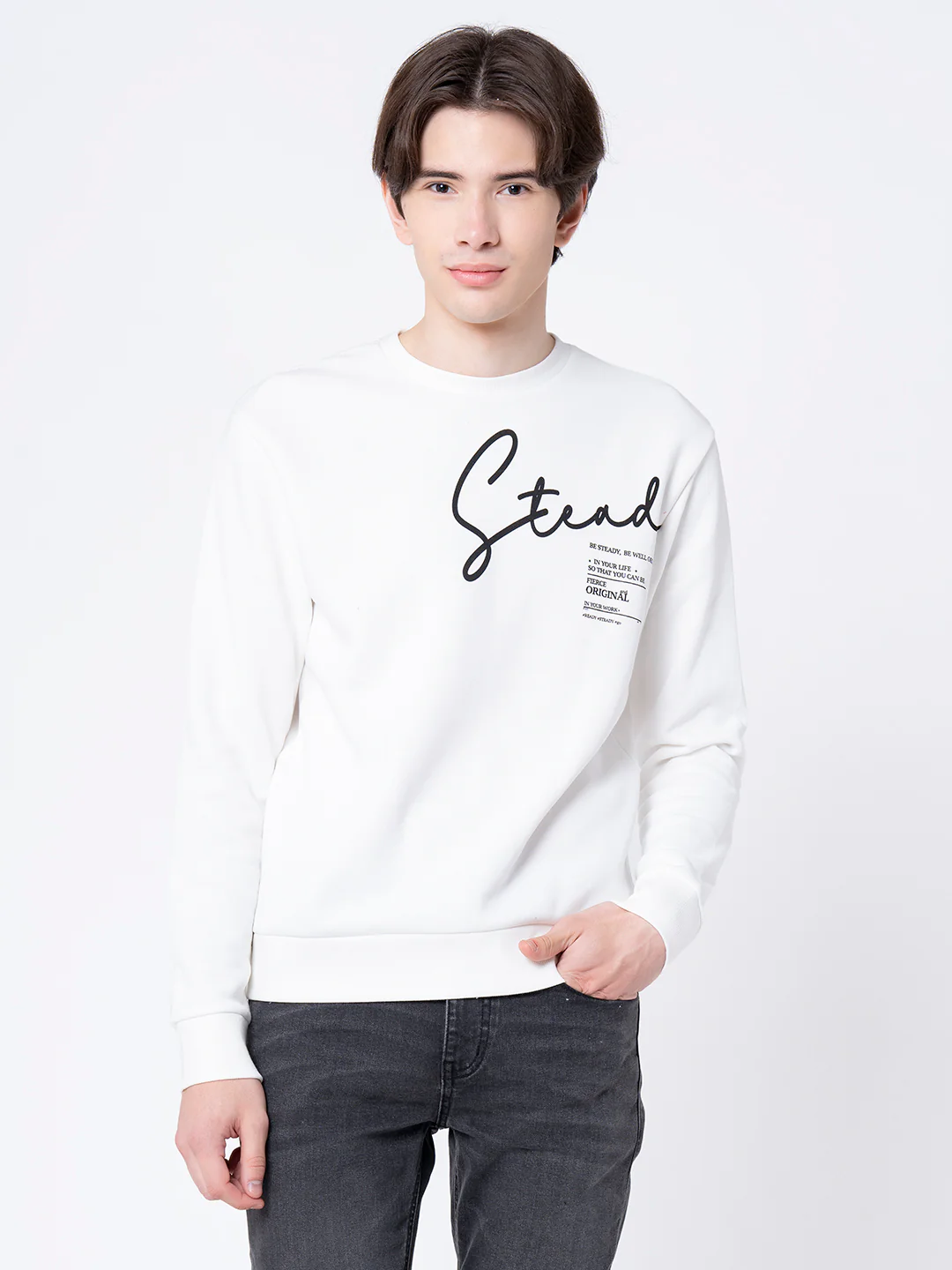 Graphic Print Sweatshirt For Men