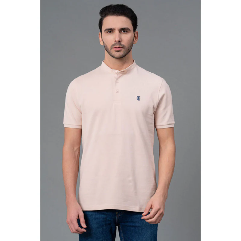 Henley Neck T-Shirt for Men