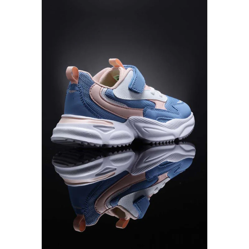 Kids-Unisex Blue Walking Shoes