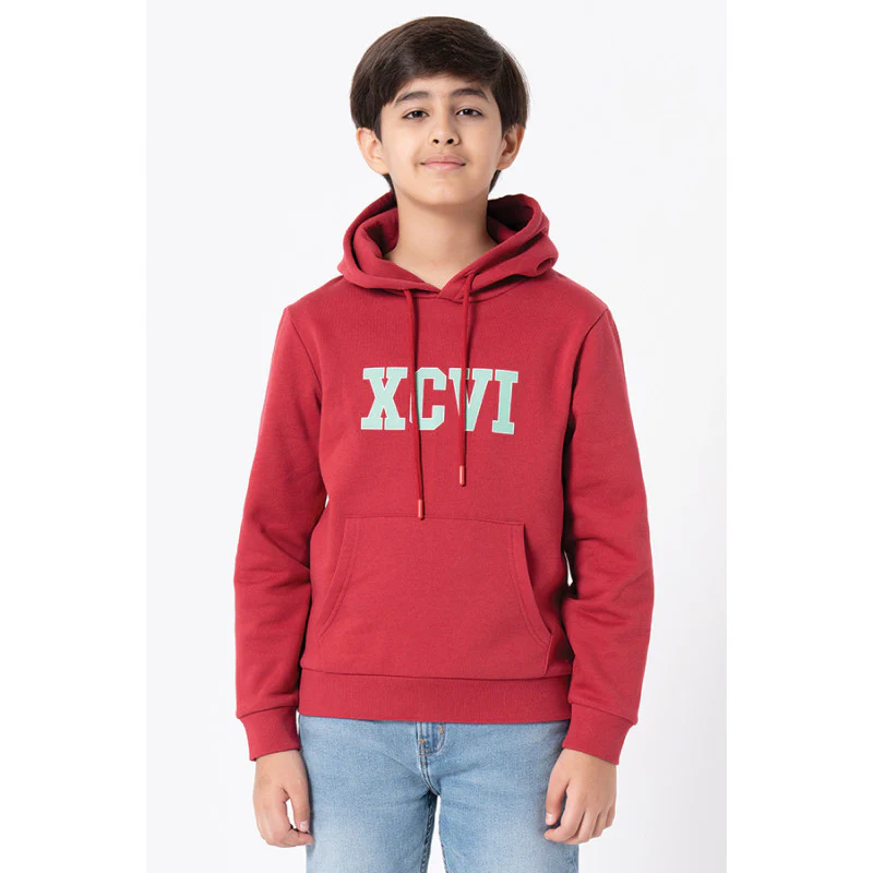 Kids Unisex Cherry Printed Hoodie