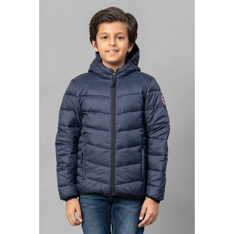 Kids Unisex Navy Padded Jacket