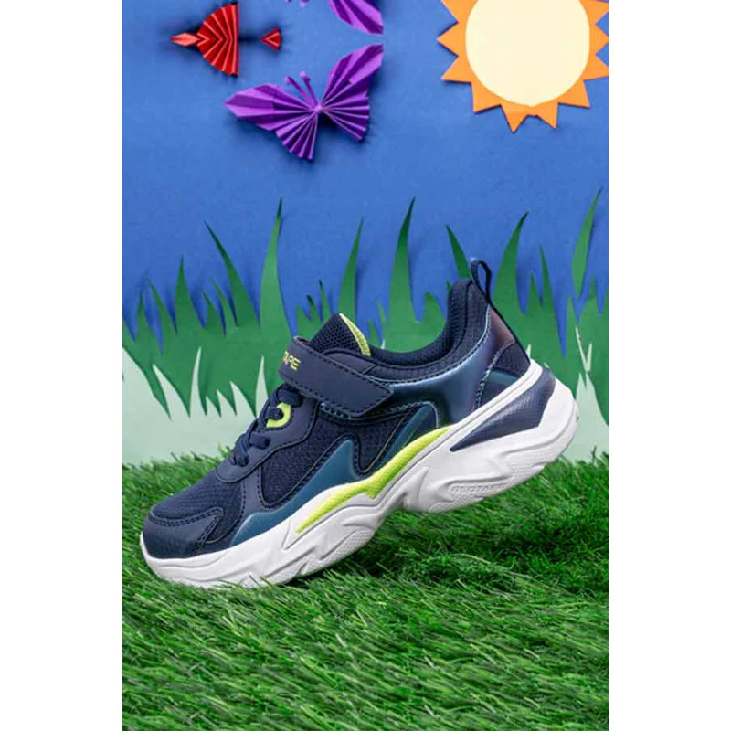 Kids-Unisex Navy Walking Shoes
