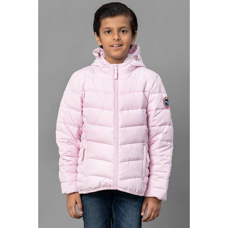 Kids Unisex Pink Padded Jacket