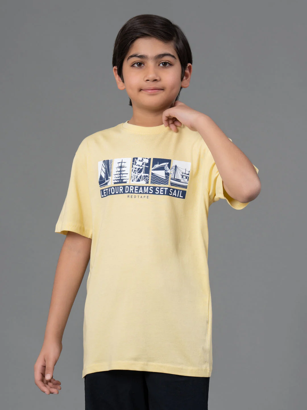 Kids Unisex T-Shirt- Best in Comfort and ease| Cotton| Light Yellow Color