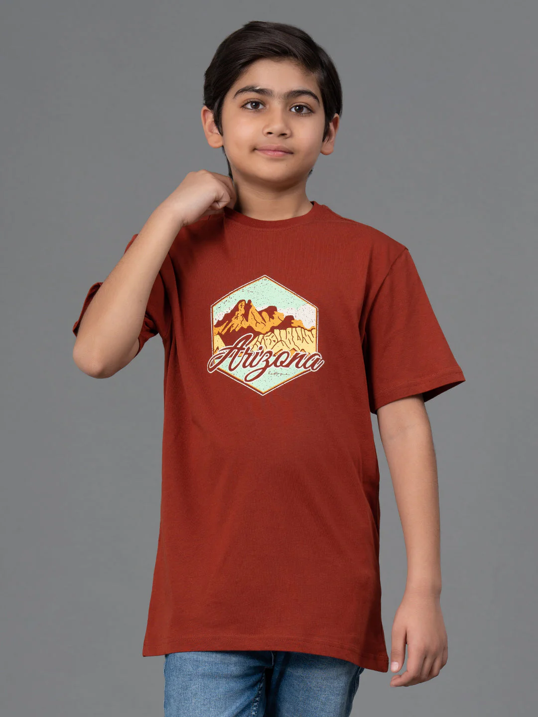 Kids Unisex T-Shirt- Best in Comfort and ease| Cotton| Casual look with chest print.