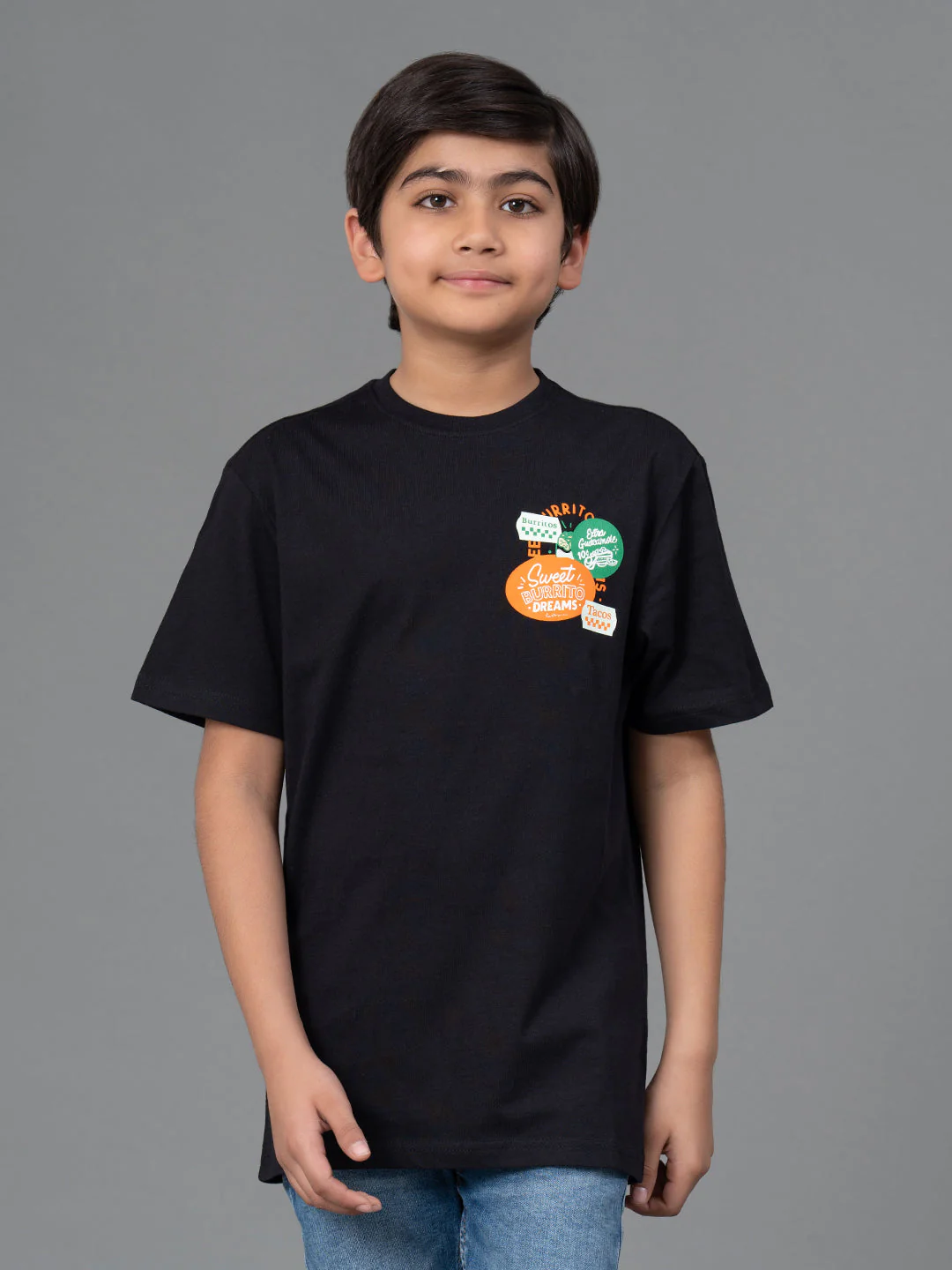 Kids Unisex T-Shirt- Best in Comfort| Cotton| Black Color