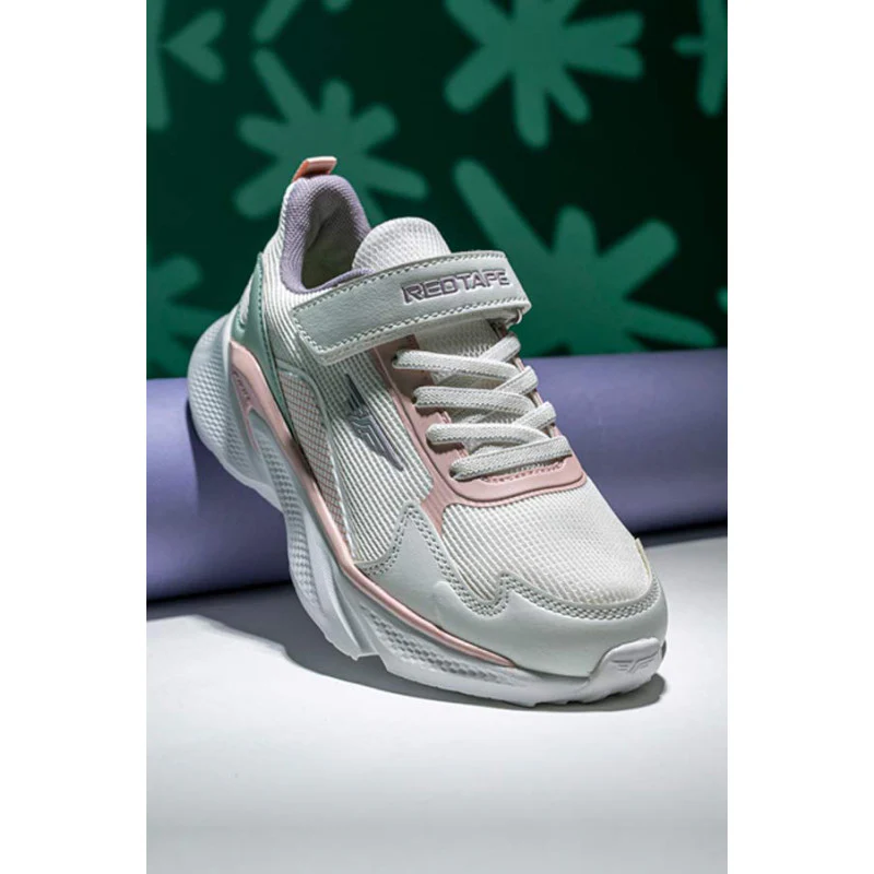 Kids-Unisex White Walking Shoes