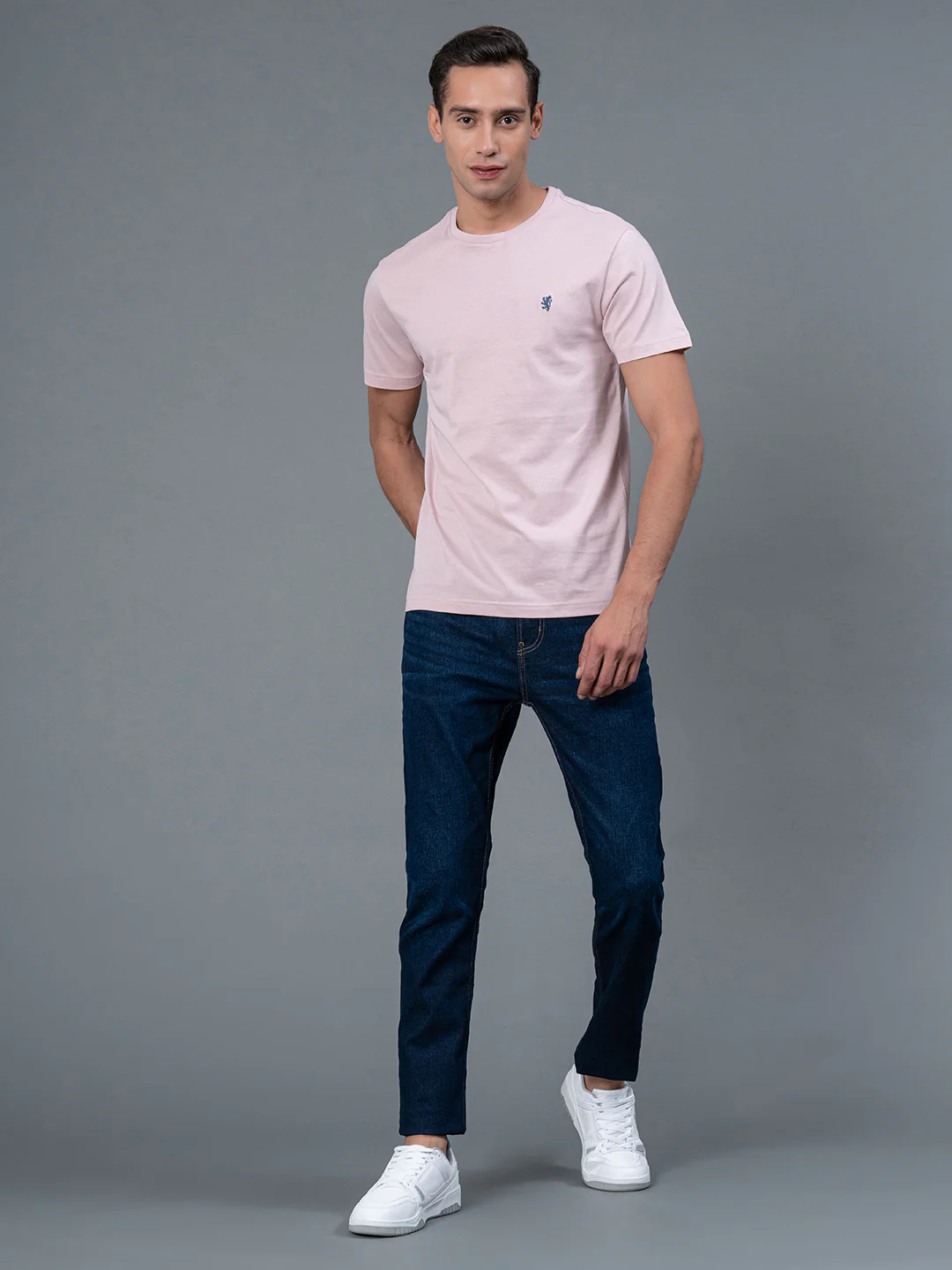 Lt. Pink Men's T-Shirt - Image 5