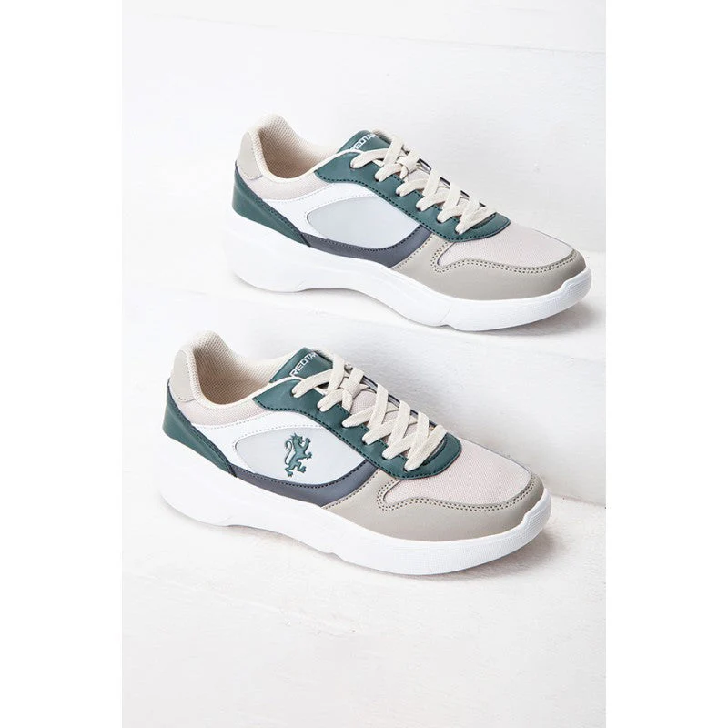 Men Beige Sneakers