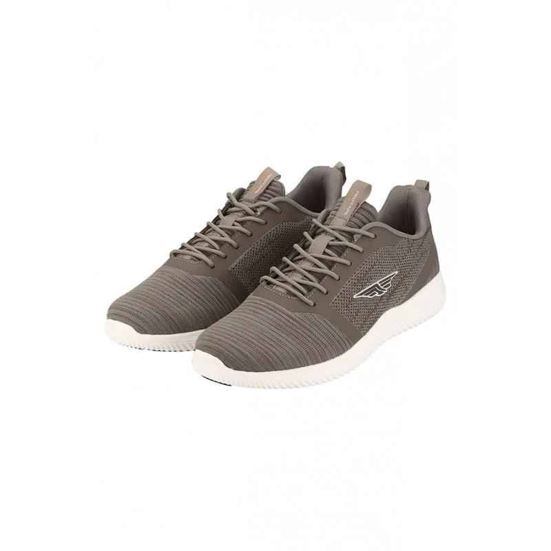 Men Beige Walking Shoes - Image 4